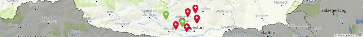 Kartenansicht für Apotheken-Notdienste in der Nähe von Deutsch-Griffen (Sankt Veit an der Glan, Kärnten)